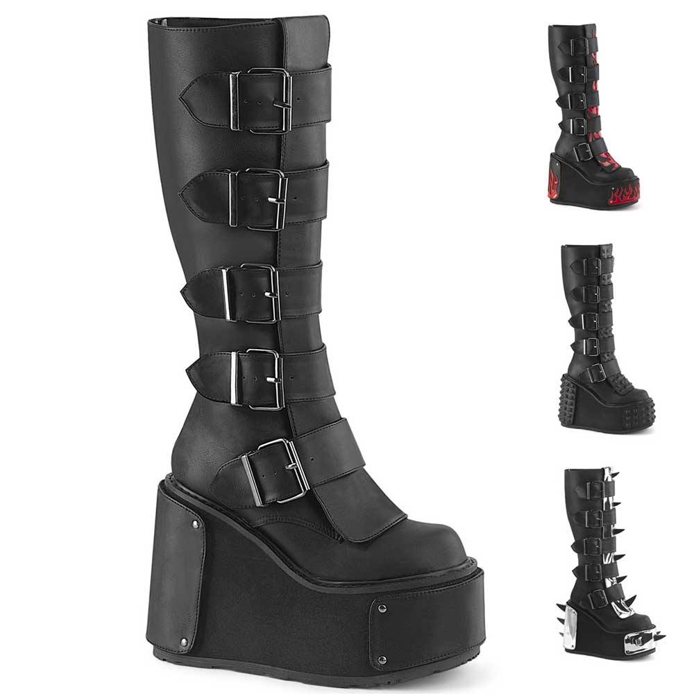 DemoniaCult - TRANSFORMER800 Bottes de plateforme - Noir Product image